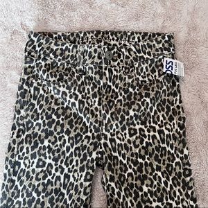 American Eagle Leopard Print High Rise Jeggings LONG